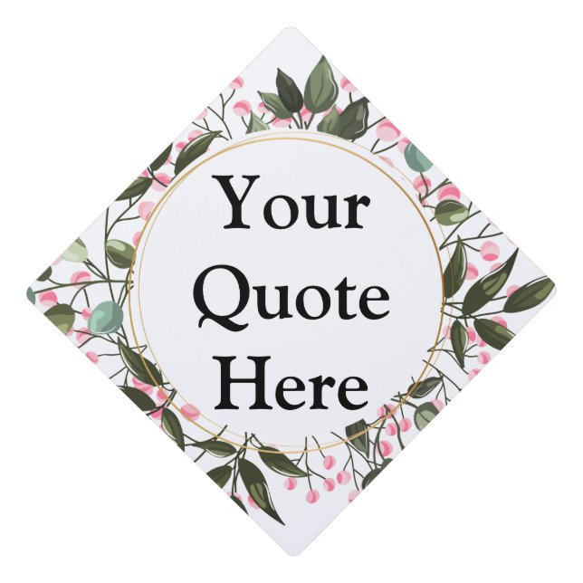 Custom Class Year Graduation Graduation Graduation Cap Topper (Front)