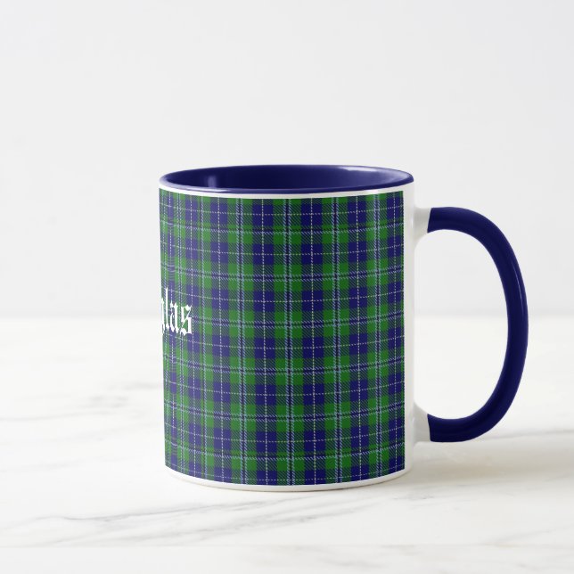 Custom Classic Douglas Tartan Plaid Mug (Right)