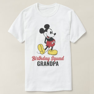 Custom Classic Mickey   Birthday Sqad - Family T-Shirt