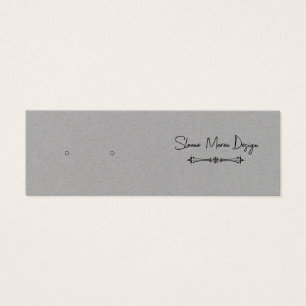 Custom Classic Mini Post/Stud Earring Display Card