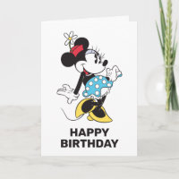 Custom Classic Minnie Mouse Birthday