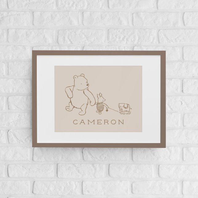 Custom Classic Winnie the Pooh and Piglet Poster (Creator Uploaded)