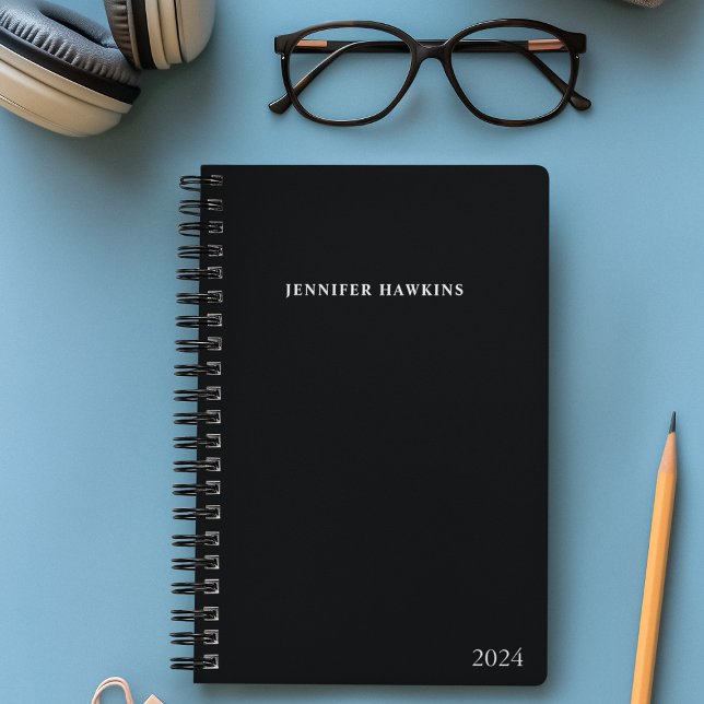 Custom Clean Black & White Business 2024 weekly Planner (Creator Uploaded)
