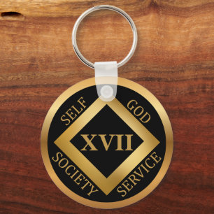  Custom Clean Time Recovery Milestone Gift   Keychain