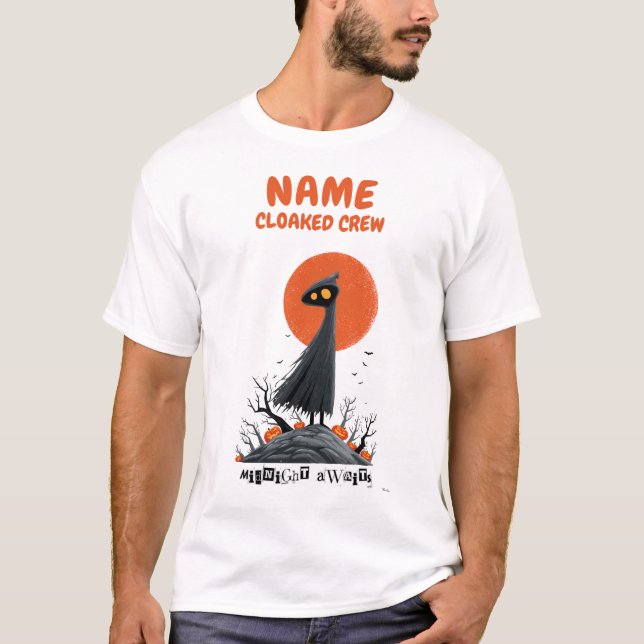 Custom Cloaked Crew Halloween Shirt (Front)