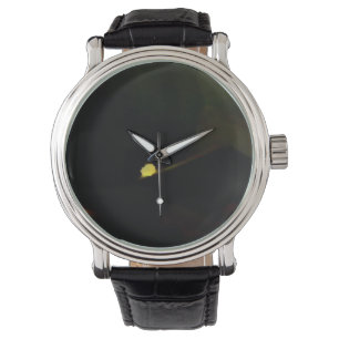 Custom clock green watch