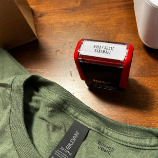 Custom Clothing Fabric Self-inking Stamp