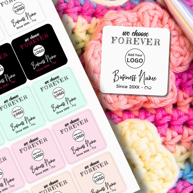 Custom Clothing label Sewing or Crochet with logo (Creator Uploaded)