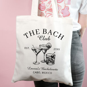Custom Club Beach Bachelorette Party Bride Wedding Tote Bag