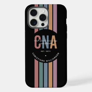 Custom CNA Retro Certified Nursing Assistant Gifts iPhone 15 Pro Max Case