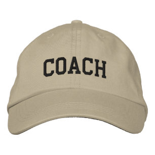 Custom Coach Gift Embroidered Hat