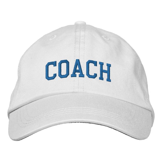 Custom Coach Gift Embroidered Hat (Front)