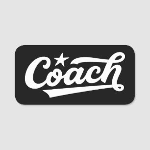 Custom Coach Logo Tag–Personalized Badge