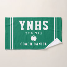 Custom Coach Towel – Personalized Tennis Team Gift