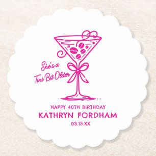 Custom Coaster 40th Birthday Espresso Martini