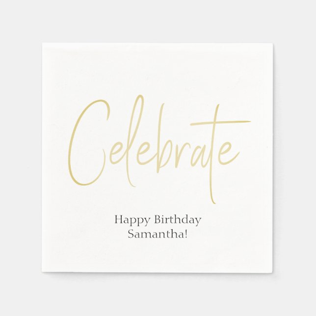 Custom Cocktail Napkins (Front)