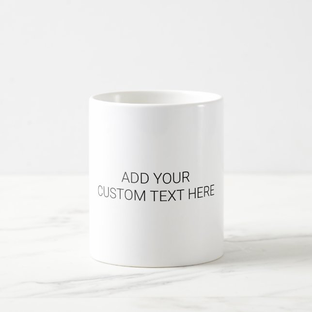 Custom Coffee Mug, Kitchen Breakfast Party Gift Mu Mug (Center)