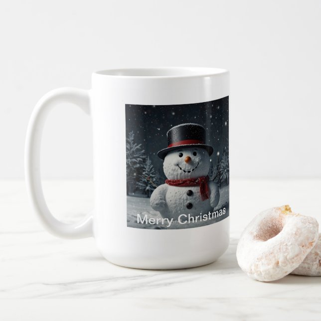 Custom Coffee Mug with Modern Design (With Donut)