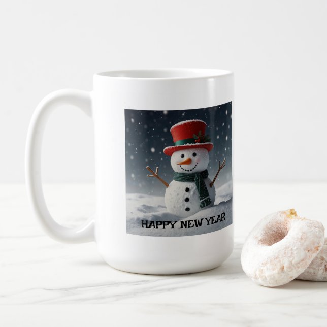 Custom Coffee Mug with Modern Design (With Donut)