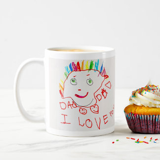 Custom Coffee Mug With Your Child's Art