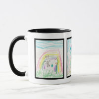 Custom Coffee Mug With Your Child's Art 3 Images