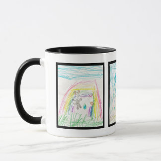 Custom Coffee Mug With Your Child's Art 3 Images