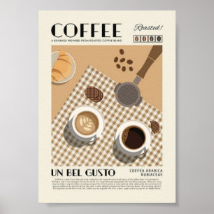 Custom Coffee Poster   Matte Giclée Print