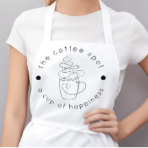 Custom Coffee Shop Add Your Logo Modern Minimalist