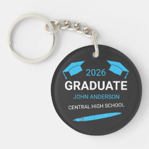 Custom College High School Graduation 2026  Keychain