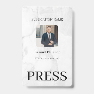Custom Color Add Logo Photo Photographer Press Bad Badge