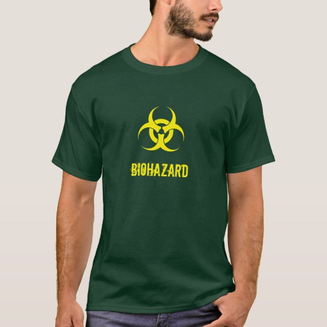 [Custom Color] Biohazard Icon T-Shirt (Front)