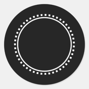 CUSTOM COLOR Decorative Circle You Personalize V49 Classic Round Sticker