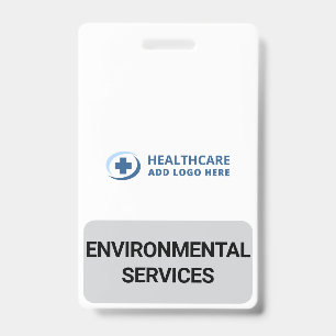Custom Color EVS Environmental Services Companion Badge