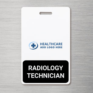 Custom Color Medical Role Radiology Tech Companion Badge