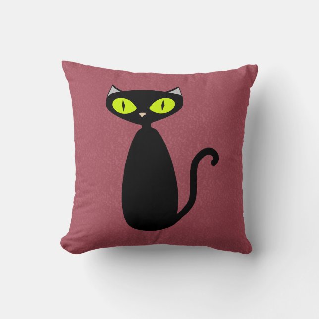 Custom Color Mod Cat Pillow (Front)