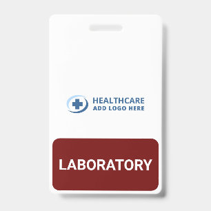 Custom Color Phlebotomist Laboratory Companion Badge