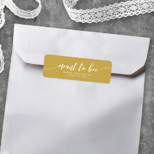 Custom Color Relax Script Meant to Bee Wedding