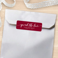 Custom Color Relax Script Spread the Love Wedding
