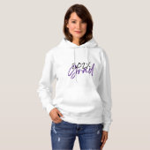 CUSTOM COLOR TEXT COLLEGE GRADUATION HOODIE (Front Full)