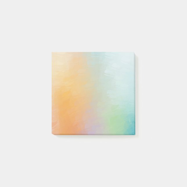 Custom Colorful Blank Elegant Modern Template Post-it Notes (Front)