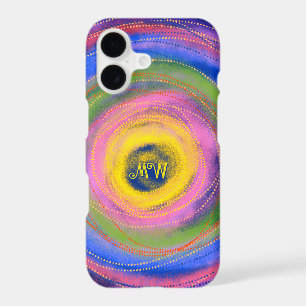 Custom Colorful vibrant Mandala Circles 