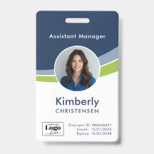 Custom Colors Corporate Employee ID Badge