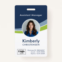 Custom Colors Corporate Employee ID Badge