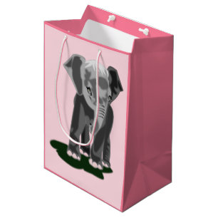 Custom Colors Gift Bag Little Elephant