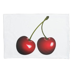 Custom Colors Pillow Case - Red Cherry