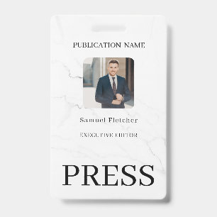 Custom Colour Add Logo Photo Photographer Press Ba Badge