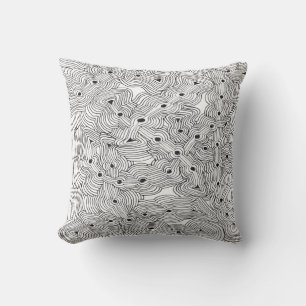 Custom Colour Ant Farm Original Abstract Design Throw Pillow