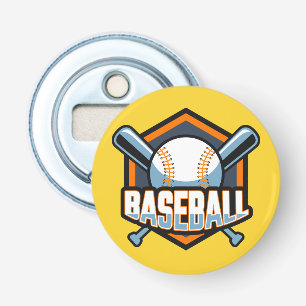 Custom Colour Baseball Bottle Opener