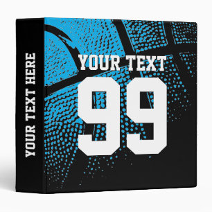 Custom colour basketball card ring binder