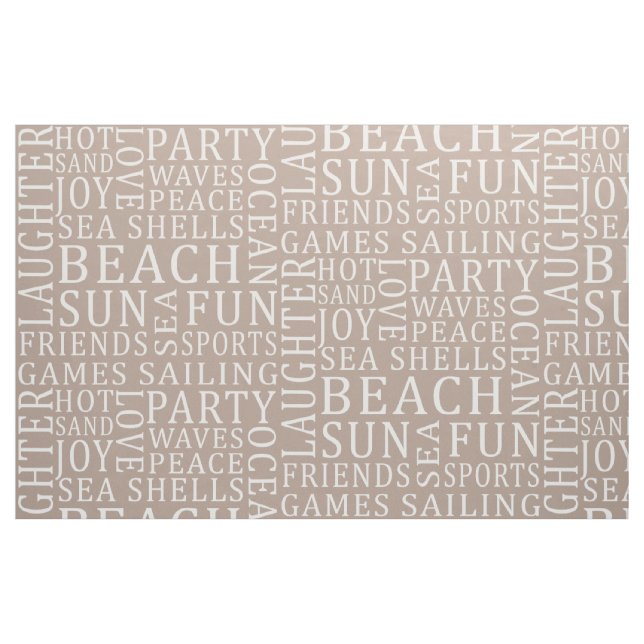 Custom Colour Beach House fabric (Fat Quarter)